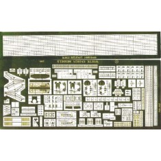 1/600 HMS Belfast Photo-etched parts for Airfix kit