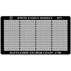 1/700 Battleship Anchor Cable Links Set (1 Photo-Etched Sheet)
