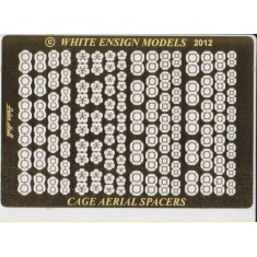 1/700 - 1/200 Cage Aerial Spreaders Set (1 Photo-Etched Sheet)