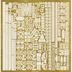 1/700 HMS Warspite / HMS Malaya Detail Set for Trumpeter kit  (1 Photo-Etched Sheet)