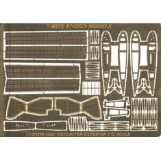 1/72 SB2C Helldiver Exterior Detail-up Set for Revell/Matchbox kit (1 Photo-Etched Sheet)