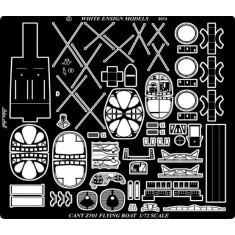 1/72 Italian Flying Boat Cant Z.501 Gabbiano Detail-up Set for Italeri kit (1 PE Sheet)
