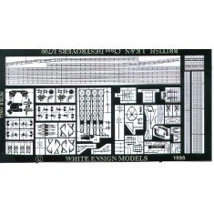 1/700 Royal Navy J, K, N Class Destroyer Detail-up Set for Matchbox kit (1 PE Sheet)