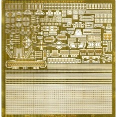 1/700 DKM Bismarck/Tirpitz Detail-up Set for Trumpeter/Dragon/Aoshima/Samek kit (1 PE)