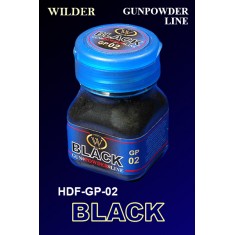 Gunpowder Line Black Pigments Powders (50ml) 
