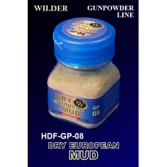 Gunpowder Line Dry European Mud Pigments Powders (50ml) 