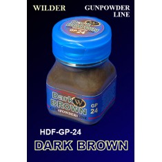 Gunpowder Line Dark Brown Pigments Powders (50ml)