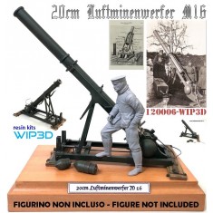 1/16 20 cm M16 Air Mine Luftminenwerfer Resin kit