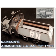 1/72 Samson's Armoured LGOC B Type 1914 Coversion Set