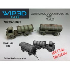 1/35 Alfa Romeo 800 Autobotte with Trailer