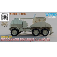 1/72 Dovunque 41 Da 90/53 Anti-tank Self-propelled Truck-mounted Gun Cannibal Kit