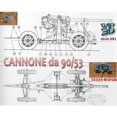 1/72 Cannone da 90/53 Italian Anti-Aircraft Gun