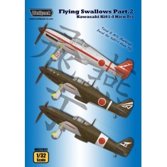 1/32 Flying Swallows Decals Part.2 for Hasegawa Kawasaki Ki61-Id Hien Tei