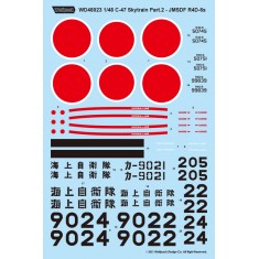 1/48 Douglas C-47 Skytrain Part.2 - JMSDF R4D-6s Decal for Revell kits