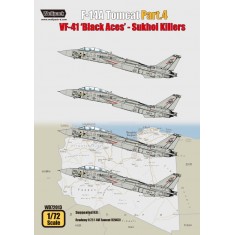 1/72 F-14A Tomcat Part.4 - VF-41 'Black Aces' Sukhoi Killers Decals for Academy kits