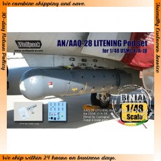 1/48 AN/AAQ-28 LITENING II/III Targeting Pod Set for USMC F/A-18