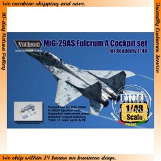 1/48 MiG-29AS (9-12AS) Fulcrum A Cockpit Set for Academy kit