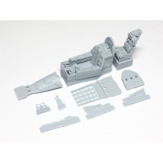 1/48 F-8E Crusader Cockpit set for Hasegawa kit (incl. MB F5 Ejection Seat)