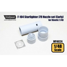 1/48 F-104 Starfighter J79 Engine Nozzle set Early for Kinetic kits