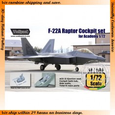 1/72 F-22A Raptor Cockpit Set for Academy kit