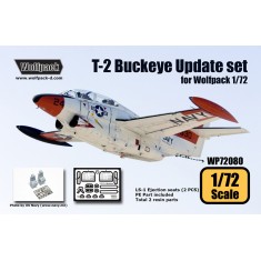 1/72 North-American T-2 Buckeye Update Set for Wolfpack Design (2 seats+PE)