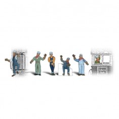 HO Scale Engineers (6 figures)