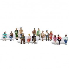 HO Scale Sixteen Passengers