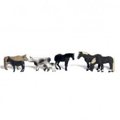 N Scale Farm Animals (cows, donkey and horses)