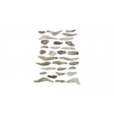 Terrain - Creek Bed Ready Rocks (31pcs, 3.49cm-10.1cm x 9.52mm-2.85cm)