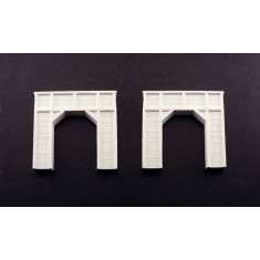 1/160 (N Scale) Timber Tunnel Single Portal (2pcs)