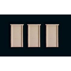 1/87 (HO Scale) Concrete Retaining Wall (3pcs)