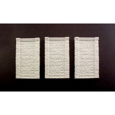 1/87 (HO Scale) Cut Stone Retaining Wall (3pcs)