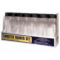Canister Shaker Set (6 empty bottles, each: 32 oz./946 mL)