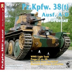 PZ.Kpfw. 38 (t) Ausf. A - D in Detail (Soft cover, 240x225mm, 48 pages)