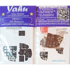 1/24 de Havilland Mosquito Instrument Panel for Airfix kits
