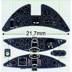 1/32 Fiat G.50bis Early / Late Instrument Panel for Special Hobby kit