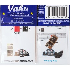 1/48 Mitsubishi Ki-51 Sonia Instrument Panel for Wingsy Kits