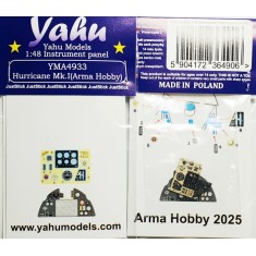 1/48 Hurricane Mk.I Instrument Panel for Arma Hobby kit