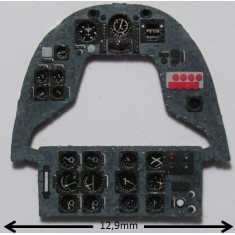 1/72 Marcel-Bloch MB.152 Instrument Panel for Heller/RS Models kits