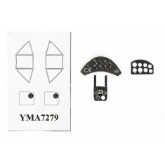 1/72 Boeing P-26 Peashooter Instrument Panel for Pavla kit