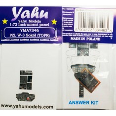 1/72 PZL W-3 Sokol TOPR Instrument Panel for Answer kits