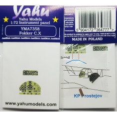 1/72 Fokker C.X Instrument Panel for KP Prostejov kit