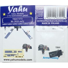 1/72 Me-262A Early Instrument Panel for Arma Hobby kit