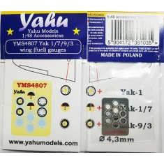 1/48 Yakovlev Yak-1/7/9/3 Wing Fuel Gauges