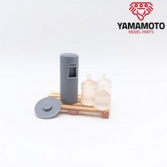 1/24 Water Dispenser with Bottles