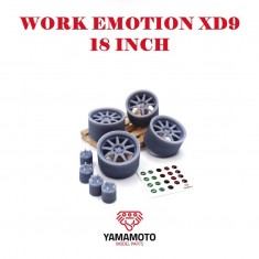 1/24 Work Emotion XD9 18'. Adapters and Decals