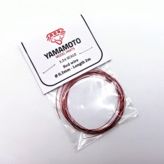 1/24 Red Wire 0.3mm (length 2m)