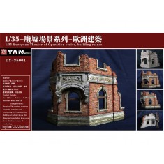 1/35 European Theatre of Operation Building Ruins #Countryside (resin, 20 x 11 x 17cm)