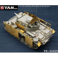 1/35 PzKpfw.III Ausf.N Detail Set for Takom kit #TAK8005