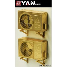 1/35 Split Air Conditioner Style #1 (4 sets)